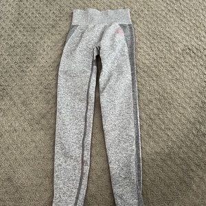 Gymshark gray and pink leggings. Size EXTRA SMALL
